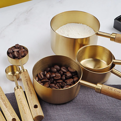 Wooden Measuring Cups & Spoons