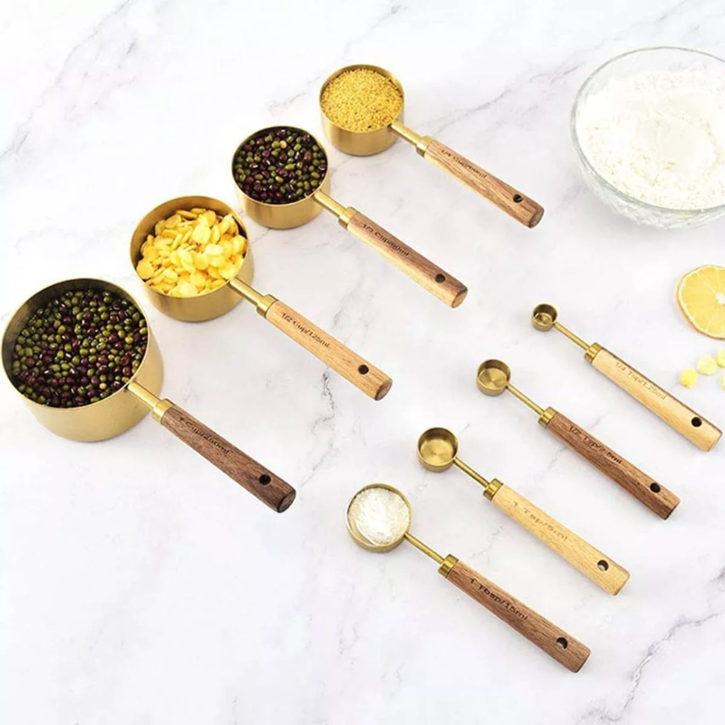 Wooden Measuring Cups & Spoons