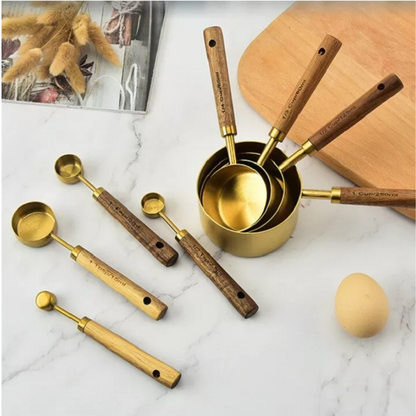 Wooden Measuring Cups & Spoons